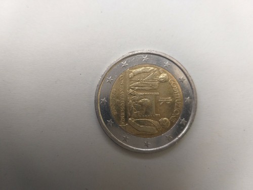 Moneta euro costituzione - 2, euro.