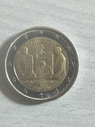 Moneta euro costituzione con - moneta, 2