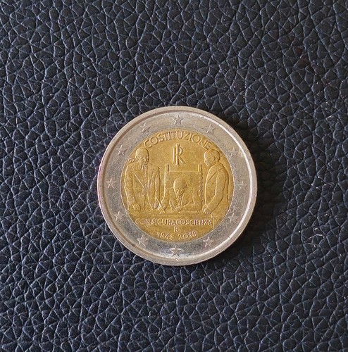 Moneta euro commemorativa - moneta,