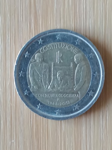Moneta euro costituzione - moneta,